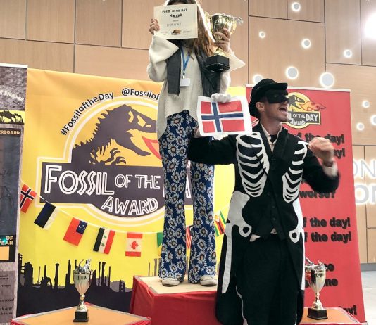 Før rettssaken i dag: Norge ble “Fossil of the Day” på COP23