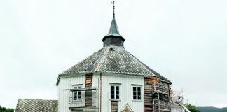 Norske kirker trues av klimaendringene