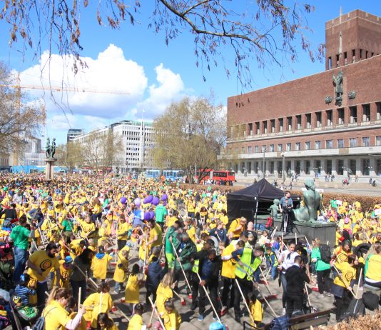 Verdensrekord på Rådhusplassen i Oslo