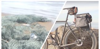 Spøkelsesgarn blir til sykkelvesker