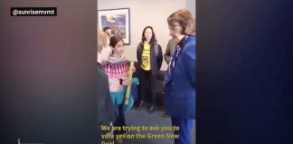 Ber om støtte til å avverge klimakollaps, men får en kald skulder av senatoren (video)