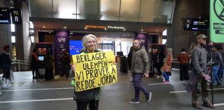 Extinction Rebellion inntok Oslo S, Operaen og kjøpesenteret Oslo City