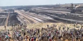 Hundrevis stormet politisperringer for å stenge stor kullgruve i Tyskland