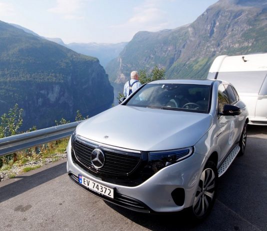 Test: Campingvogn og elbil duger
