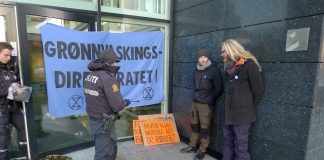 XR sperret inngangen til Miljødirektoratet