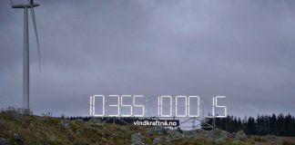 Kampanje for vindkraft på land: Gigantisk klokke på Høg-Jæren teller ned til 2030