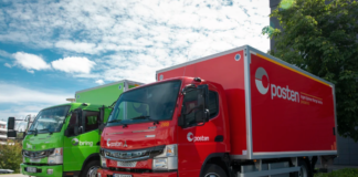 Posten først ut i Norge med ellastebilen Fuso eCanter