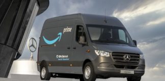 Amazon kjøper 1 800 elektriske varebiler av Mercedes