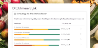 Samarbeid med Cicero: Matkjede lanserer handlekurv med klimaavtrykk