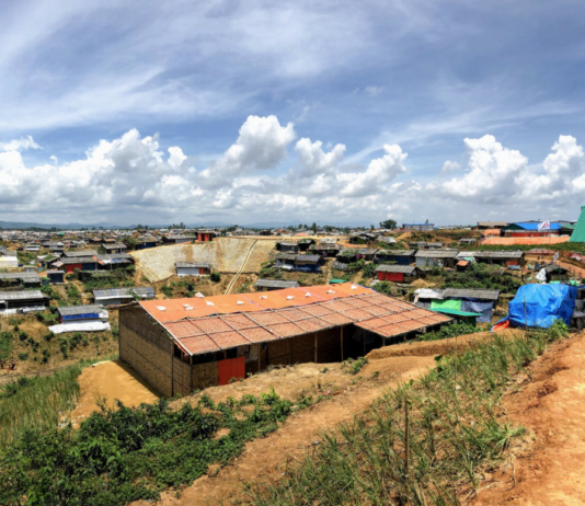 Kraftig monsunregn rammet verdens største flyktningleir i Bangladesh