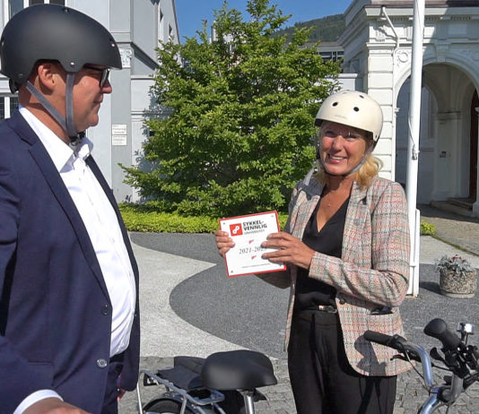 UiB sertifiseres som Norges første sykkelvennlige universitet