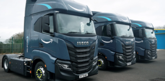 Amazon kjøper 1064 biogassdrevne lastebiler