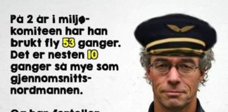 Så mye har MDG-politikeren fløyet på to år