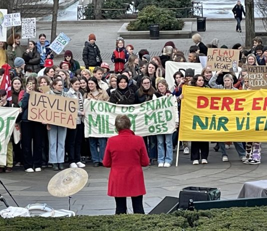 Ordfører Marianne Borgen støttet klimastreikerne i Oslo: – Vi skal – og vi må – redde kloden