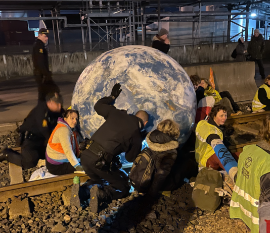 Klimaaksjonen på Sjursøya: Politiet arresterte filmdokumentarist på jobb