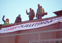 Aksjonene på Sjursøya fortsetter – politiet bortviser uten å arrestere