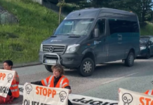 Ny veiblokade i Trondheim mandag morgen