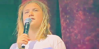 Greta Thunberg med klimaadvarsel på Glastonbury-festivalen