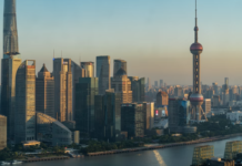 Shanghai rammet av kraftig hetebølge