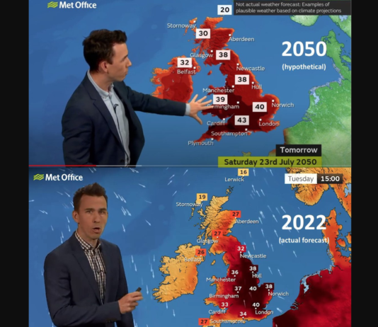 Storbritannia: “Værvarselet” for 2050 kan bli nær en realitet i 2022