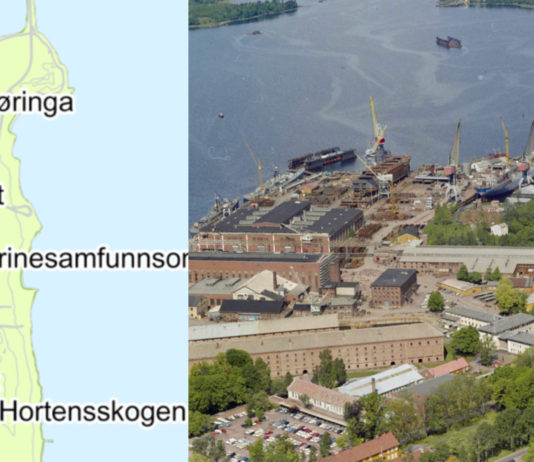 Nå skal Forsvarsbygg rydde opp i miljøgiftene ved Møringa i Horten