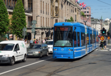 Fossilbiler forbys i deler av Stockholm sentrum
