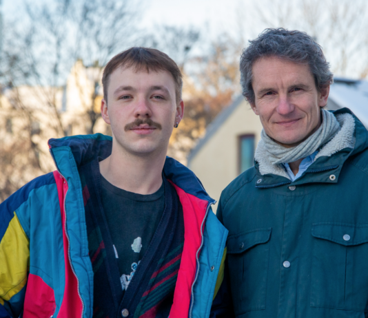Staten vil ikke at EFTA-domstolen behandler Førdefjord-saken Gytis Blazevicius, leder i NU og Truls Gulowsen, leder i NVF. De opplever motsatt medlemslojalitet. Foto: Naturvernforbundet.
