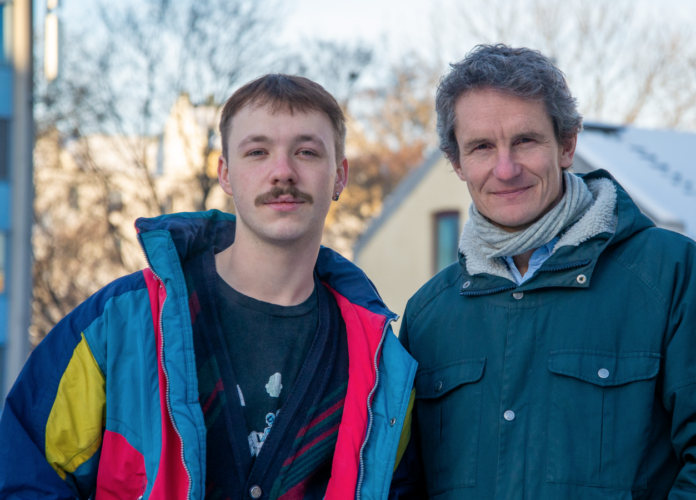 Gytis Blazevicius, leder i NU og Truls Gulowsen, leder i NVF. De opplever motsatt medlemslojalitet. Foto: Naturvernforbundet.