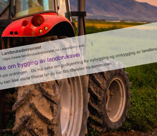Ulovlig bygd landbruksveg fikk først tilgivelse, men ikke tillatelse