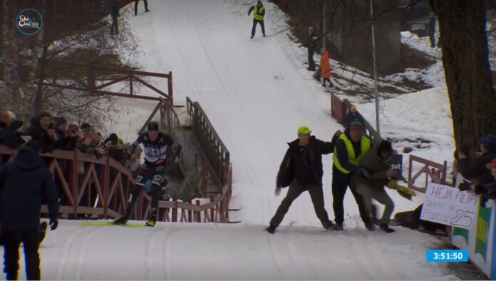 Vasaloppet. Skjermdump fra NRK.