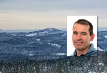 Toppen av Gyrihaugen er sprengt bort Gyrihaugen. Innfelt Jørgen Weidemann Eriksen.