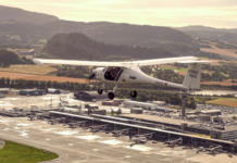Norge blir internasjonal testarena for grønn luftfart Elfly. Trondheim Lufthavn.