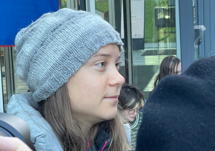 Greta Thunberg.