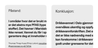 Hevder at skismøring forurenser Oslos drikkevann