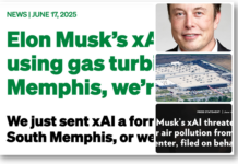 Elon Musks KI-selskap anklages for å forurense nabolaget