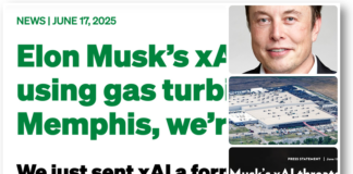 Elon Musks KI-selskap anklages for å forurense nabolaget