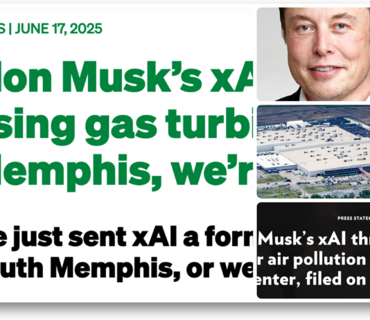 Elon Musks KI-selskap anklages for å forurense nabolaget