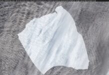 Verdens største isfjell sprekker opp