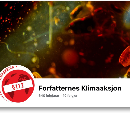 NÅ: Forfatternes klimaaksjon legger ned