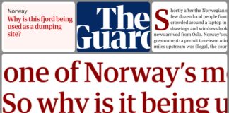The Guardian: “Dette er en av Norges mest uberørte fjorder. Så hvorfor brukes den som deponi for gruveavfall?”